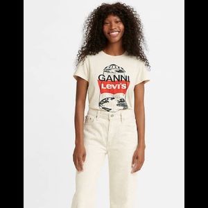 GANNI X LEVI’S Crewneck T-Shirt